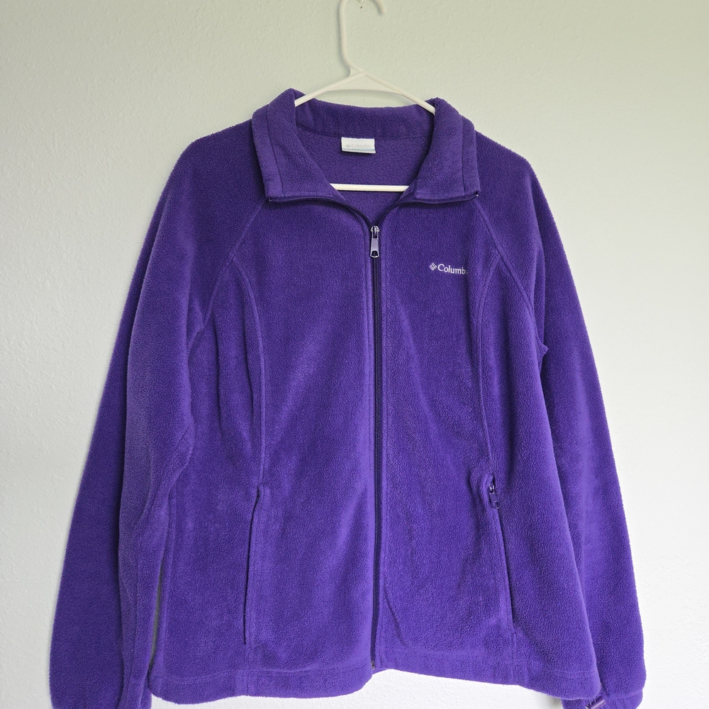 Columbia Womens Purple Fleece Jacket